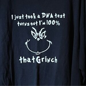 Grinch shirt-XXL-black long-sleeve